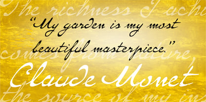 P22 Monet Font Poster 3