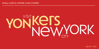 Yonkers Font Poster 6