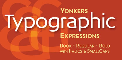 Yonkers Font Poster 3