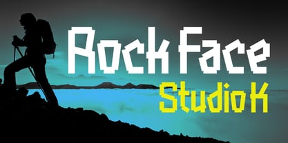 Rock Face Font Poster 1