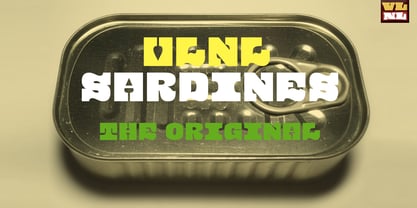 VLNL Sardines Font Poster 1