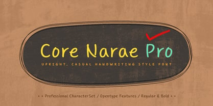 Core Narae Pro Fuente Póster 1