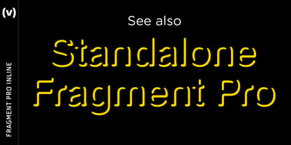 Fragment Pro Inline Font Poster 9