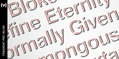 Fragment Pro Inline Font Poster 6