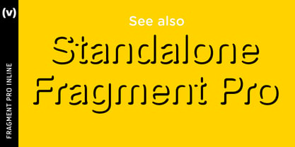 Fragment Pro Inline Font Poster 2