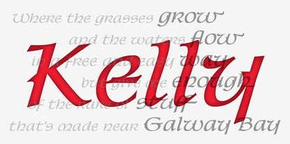 P22 Kelly Font Poster 1