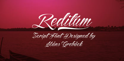 Reditum Font Poster 1