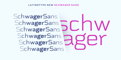 Schwager Sans Font Poster 8