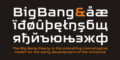 BigBang Font Poster 1