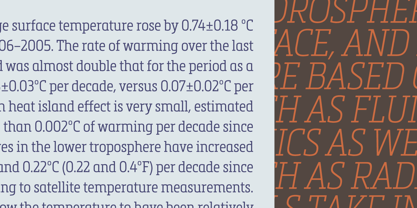 Metronic Slab Narrow Font Poster 9