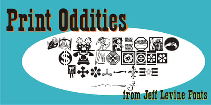 Print Oddities JNL Font Poster 1