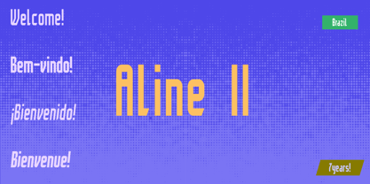 Aline II Font Poster 2