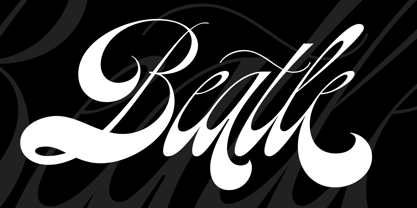 Beatle Font Poster 1