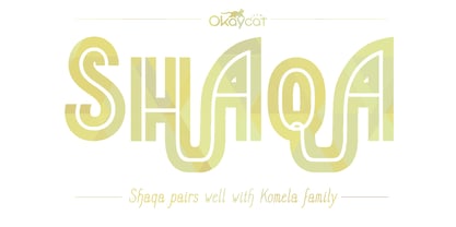 ShAqA Font Poster 1
