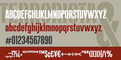 Terrorista Font Poster 10