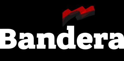 Bandera Font Poster 1