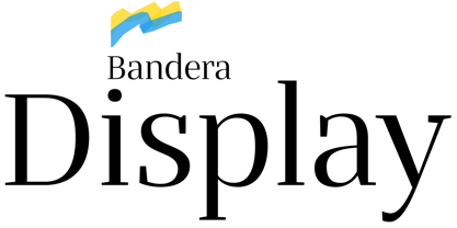 Bandera Display Font Poster 1