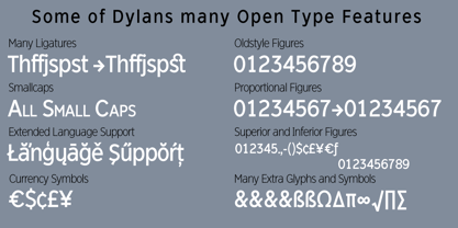 Dylan Condensed Font Poster 2