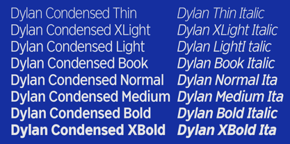 Dylan Condensed Font Poster 3