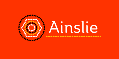 Ainslie Font Poster 1