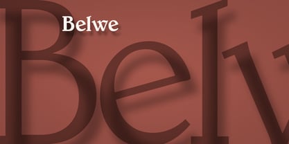 Belwe Font Poster 1