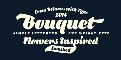 Bouquet Font Poster 1