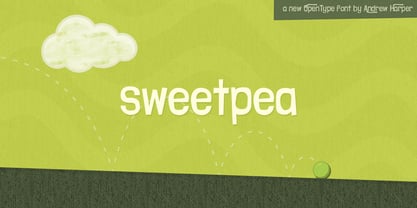 Sweetpea Font Poster 1