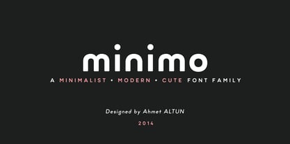 Minimo Font Poster 1
