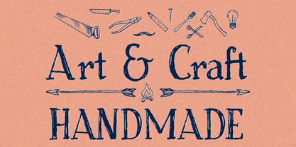 Old Craftsman Font Poster 4