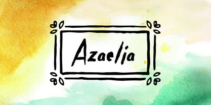 Azaelia Font Poster 1