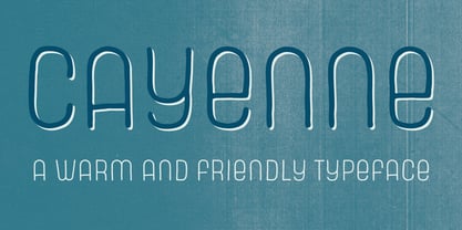 Cayenne Font Poster 1