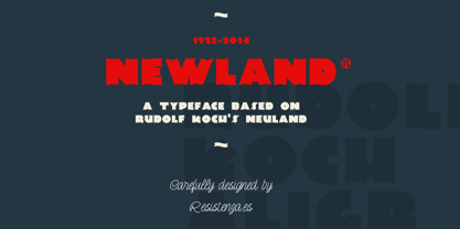 Newland Font Poster 2