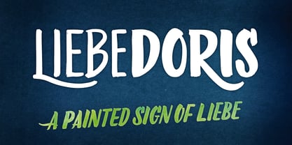 LiebeDoris Font Poster 1