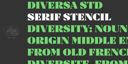 Diversa Std Font Poster 4