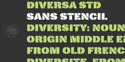 Diversa Std Font Poster 8