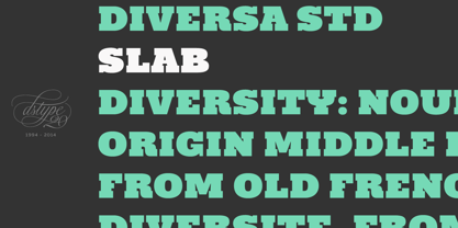 Diversa Std Font Poster 9