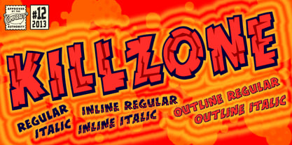 KillZone Font Poster 1