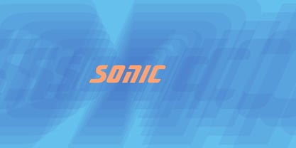 Sonic Font Poster 1
