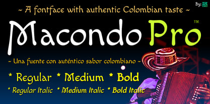 Macondo Pro Font Poster 10