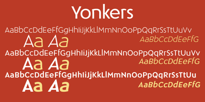 Yonkers Font Poster 4