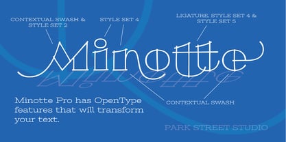 Minotte Font Poster 2