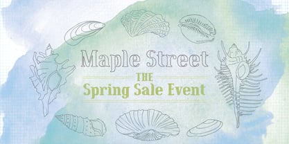 Maple Street Font Poster 5