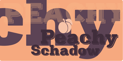 Peachy Font Poster 4