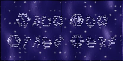Snow Now Font Poster 5