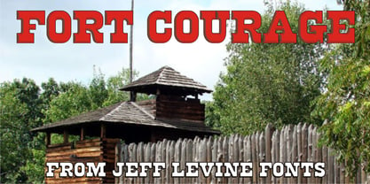 Fort Courage JNL Font Poster 1