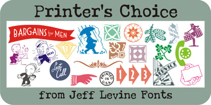 Printers Choice JNL Font Poster 1
