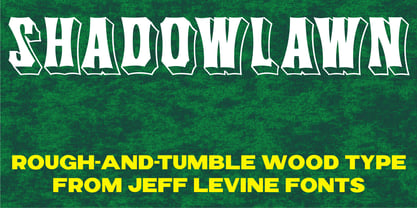 Shadowlawn JNL Font Poster 1