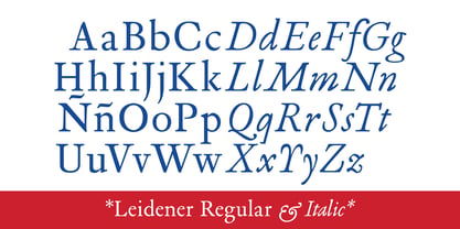 Leidener Font Poster 2