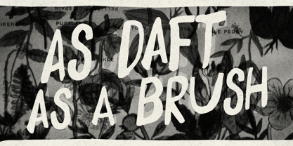 Daft Brush Fuente Póster 15