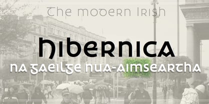 Hibernica Font Poster 3